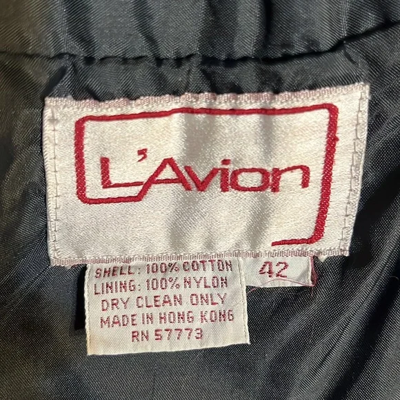 L’Avion Double Breasted Velvet Waist Jacket, Black |L - Picture 14 of 15